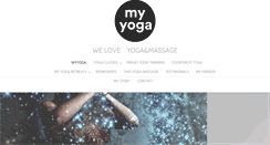 Desktop Screenshot of myyoga.ch